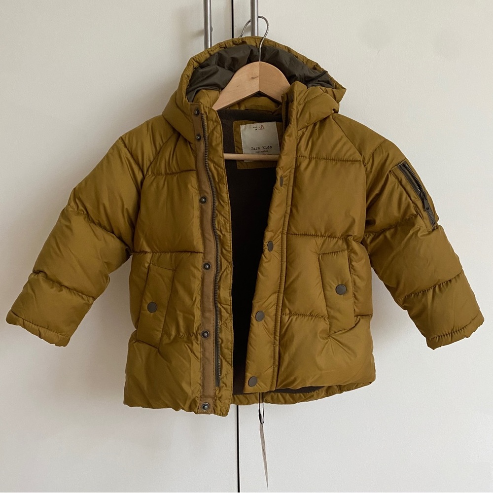 ZARA NWT kids Winter Puffer Jacket 5
